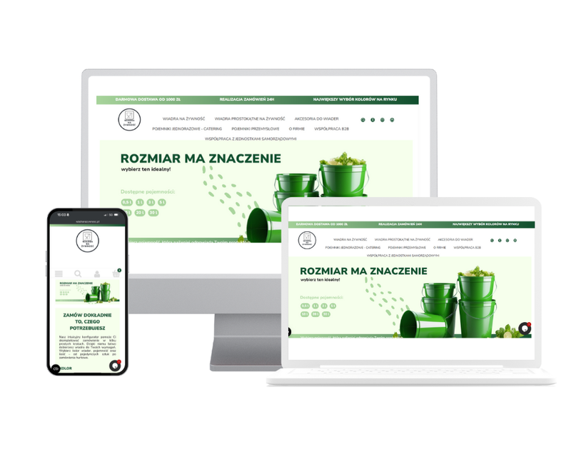 WIADRA NA ŻYWNOŚĆ